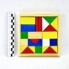 5849 *Mini Blocks de Construcción e/Madera con Base* (20.5×1.5 cm.) 48 Pcs.
