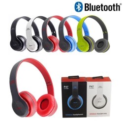 0375 *Audífonos Bluetooth 100 * (10.5×16.5 cm.) 1 Pca.