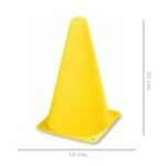 1027 *CONO PLÁSTICO Deportivo CHICO-Amarillo* (20 cm.) 1 Pca.