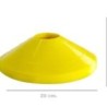 8073 *CONO PLANO AMARILLO* (20×6 cm.) 1 Pca.
