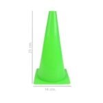 8134 *CONO PLÁSTICO GRANDE Deportivo VERDE* (25 cm.) 1 Pca.