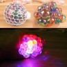 0224-12 *Pelota Hidrogel en Malla con LUZ* (6 cm.)