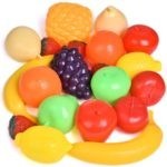 8975 *FRUTAS Y VEGETALES en Red* (25 cm.) 18 Piezas.