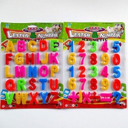 0130 *Letras o Números Magnéticos e/Blister Chico* (14.50 x 22 cm.)