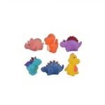 8384 *Dinosaurios d/Hule* (20×25 cm.) 6 Pcs.