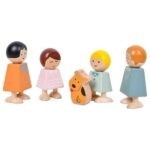 2384 *Familia de Madera* (25×12 cm.) 5 Pcs.