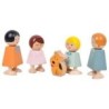 2384 *Familia de Madera* (25×12 cm.) 5 Pcs.