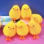 4196 *Pollito c/Luz de Color Amarillo* (10 cm.) INDIVIDUAL.