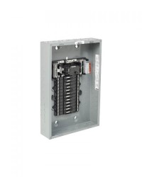 Caja con interior para centro de carga de 24 polos. 100 A. Monofásico. Con interruptor principal