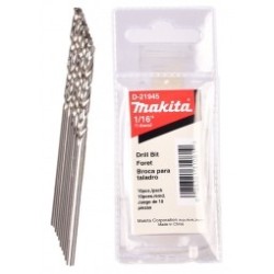 Juego de 10 brocas para metal de 7/32''