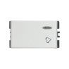 PULSADOR UNIPOLAR CAMPANA CON LUZ PILOTO (NO INCLUYE EL LED) SIMON | Simon 25 | CODIGO 25160-30