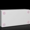 KX 1501.000 RITTAL CAJA PEQUEÑA DE BORNES CHAPA DE ACERO 30X15X12CM