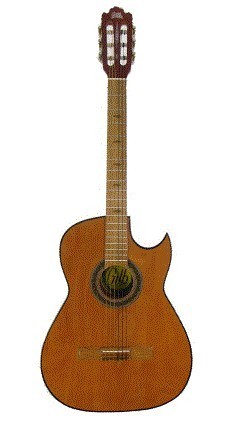 Guitarra Acustica Con Resaque Gilb Natural