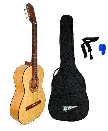 Paquete Guitarra Classic 4/4 Clara