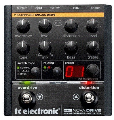 Pedal T.C. Electronic Para Guitarra Ndr-1 Drive (VATCENDR1)