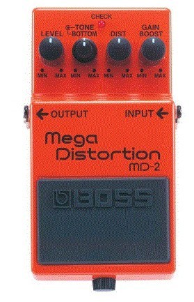 Pedal de Efectos Boss Mega Distortion (MD-2)
