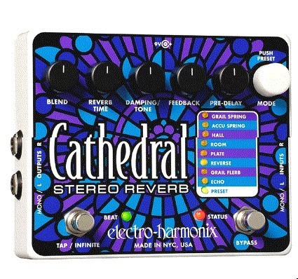 Pedal Efecto Elctro Harmonix Deluxe Reverb (CATHEDRAL)