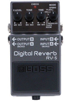 Pedal de Efectos Boss Digital Reverb (RV-5)