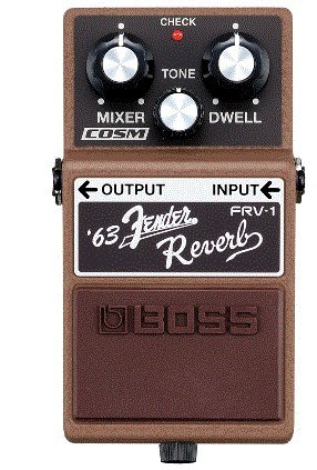 Pedal de Efectos Boss Fender '63 Reverb (FRV-1)