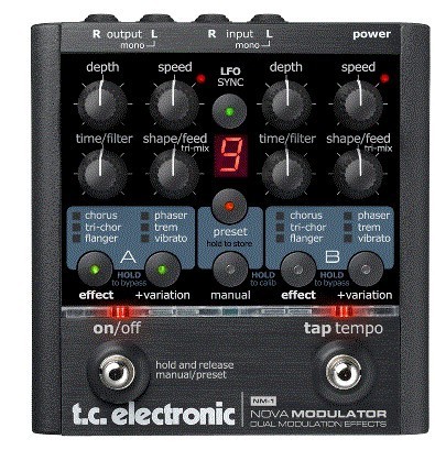 Pedal T.C. Electronic Para Guitarra Nova Modulator NM-1 (VATCEMODUL...
