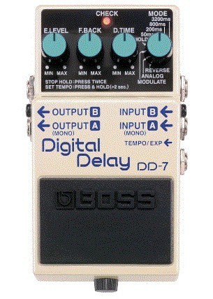 Pedal de Efectos Boss Digital Delay (DD-7)