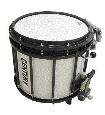 Tarola de Marcha Profesional Doble Tarola Blanco Century con Parche...