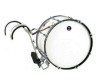 Tambora / Bombo de Marcha 26x12 con Arnes Blanco Extreme (EXTM005)