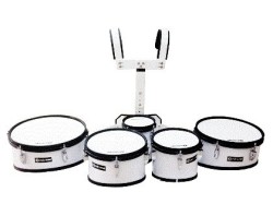 Multitenor 5 Tambores con Arnes Blanco Extreme (EXMT003)