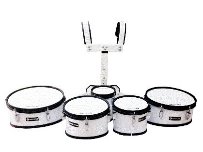 Multitenor 5 Tambores con Arnes Blanco Extreme (EXMT003)
