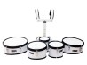 Multitenor 5 Tambores con Arnes Blanco Extreme (EXMT003)