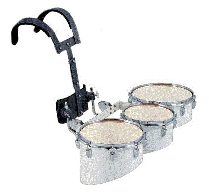 Multitenor 3 Tambores Profesional con Arnes Blanco Century (CNMT001)