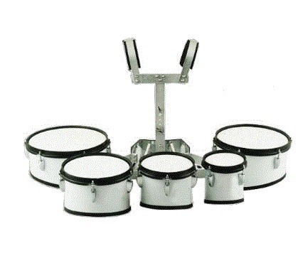 Multitenor 5 Tambores con Arnes Blanco Century (CNMT002)