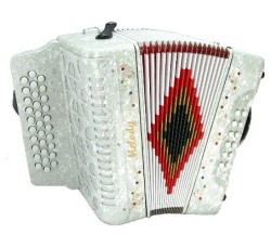 Acordeon Profesional Melody en Sol Varios Colores