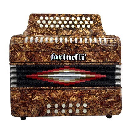 Acordeon Diatonico Farinelli Sol con 31 Botones Varios Colores (3012)
