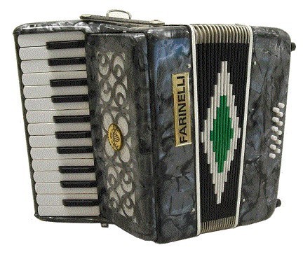 Acordeon de Teclas Farinelli con 25 Teclas Varios Colores (1302)