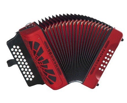 Acordeon Hohner Compadre Diferentes Colores Sol (GCF)