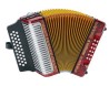 Acordeon de Botones Hohner Corona II Diferentes Colores La (ADG)