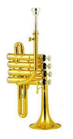 Trompeta Sib Piccolo 4 Embolos Silvertone Laqueada T6L (SLTP021)