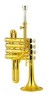 Trompeta Sib Piccolo 4 Embolos Silvertone Laqueada T6L (SLTP021)