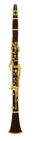 Clarinete Silvertone Sib 17 Negro Llaves Doradas (SLCL008)