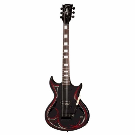 Guitarra Eléctrica GIBSON N-225 Ebony with Pinstripes Vintage Gloss...