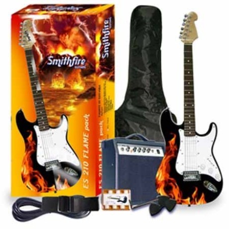 Guitarra Eléctrica SMITHFIRE GUITARRA SMITHFIRE ELECT. ES210 FLAMA ...