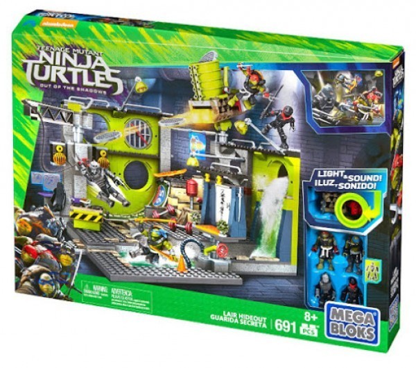 TMNT - Mega Bloks - Guarida de las Tortugas