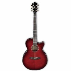 Guitarra Electroacustica IBANEZ GUITARRA ELECTROACUSTICA ROJA TRANS...
