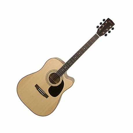 Guitarra Electroacustica CORT GUITARRA ELECTROACUSTICA NAT. C/FUNDA...