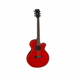 Guitarra Electroacustica CORT GUITARRA ELECTROACUSTICA SFX ROJA TRA...