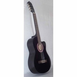 Guitarra Acústica SEGOVIA GUITARRA CLASICA CON RESAQUE NEGRA CG-1CBK