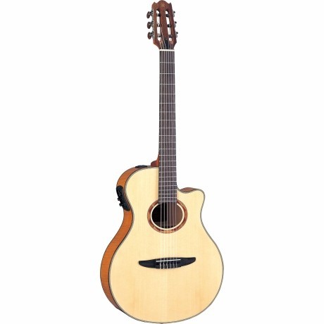 Guitarra Acústica YAMAHA Guitarra EA de cuerdas de nylon caja delga...