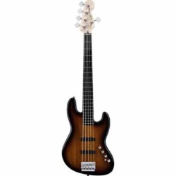 Bajo Eléctrico Squier Deluxe Jazz Bass® V Active (5 String) Ebonol ...