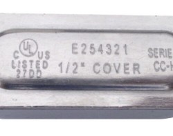 CONDULET SERIE 3 DE ALUMINIO LIBRE DE COBRE, FORMA C-43 DE 1 1/4″”””, CROUSE HINDS DOMEX